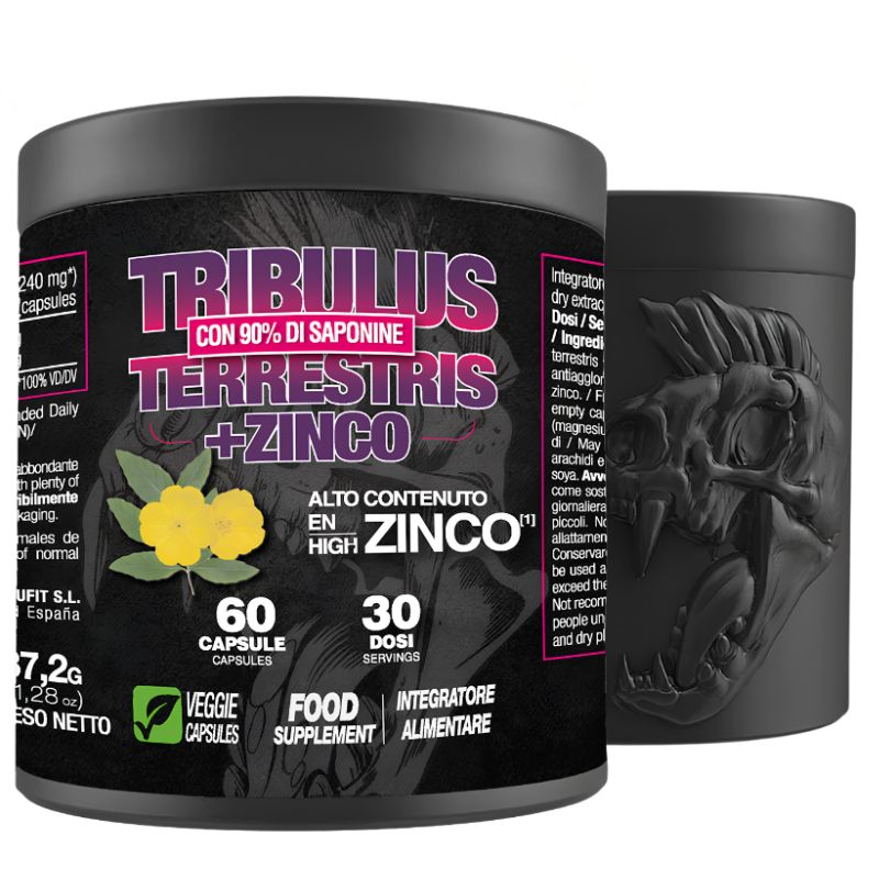 Zoomad Labs Tribulus Terrestris + Zinco 60 Capsule