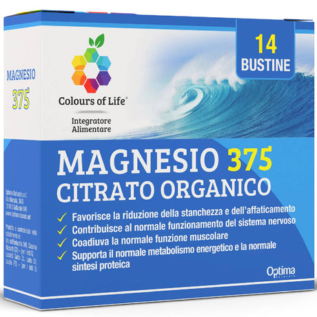 OPTIMA MAGNESIO 375 CITRATO ORGANICO 14 BUSTINE GUSTO LIMONE