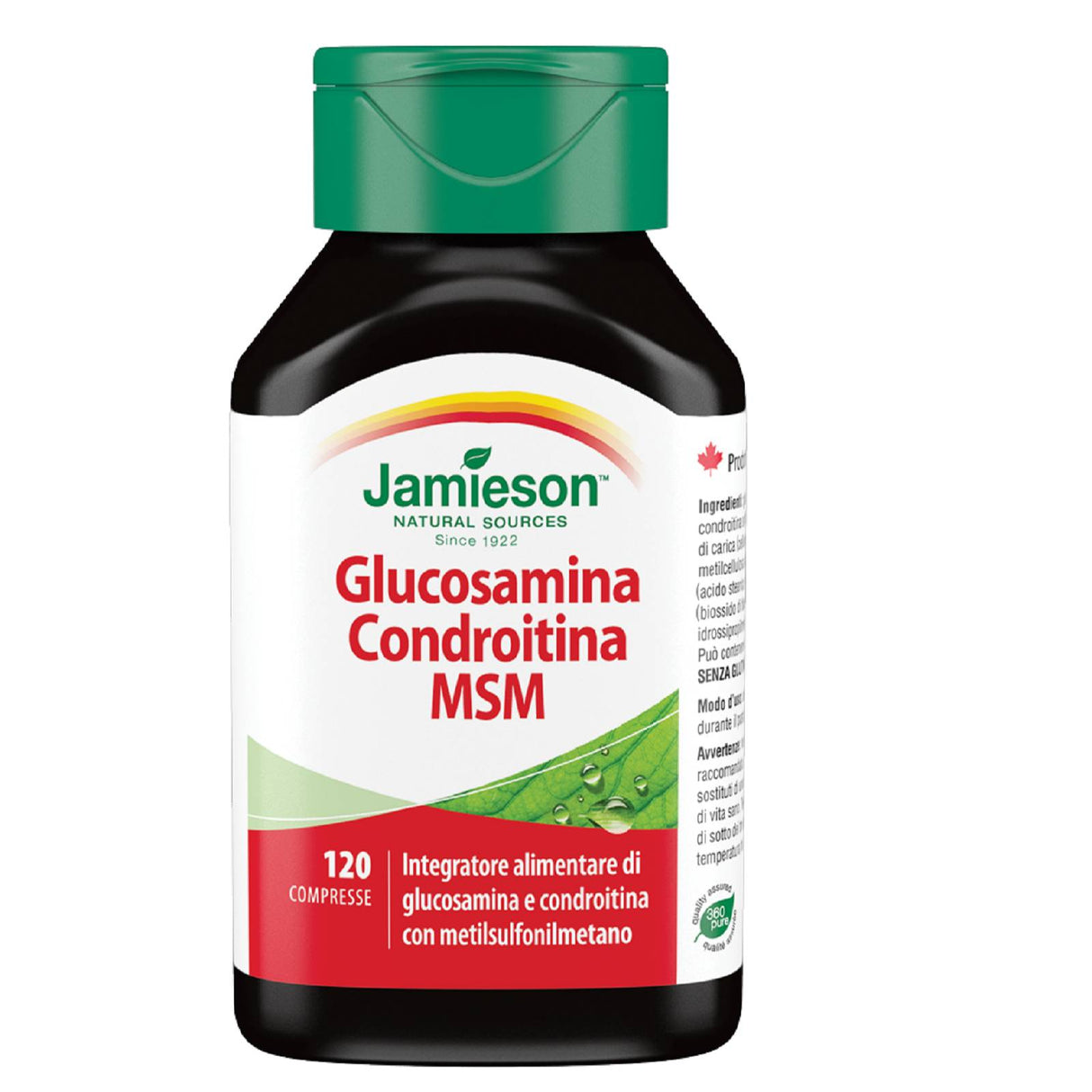JAMIESON GLUCOSAMINA CONDROITINA MSM 120 COMPRESSE