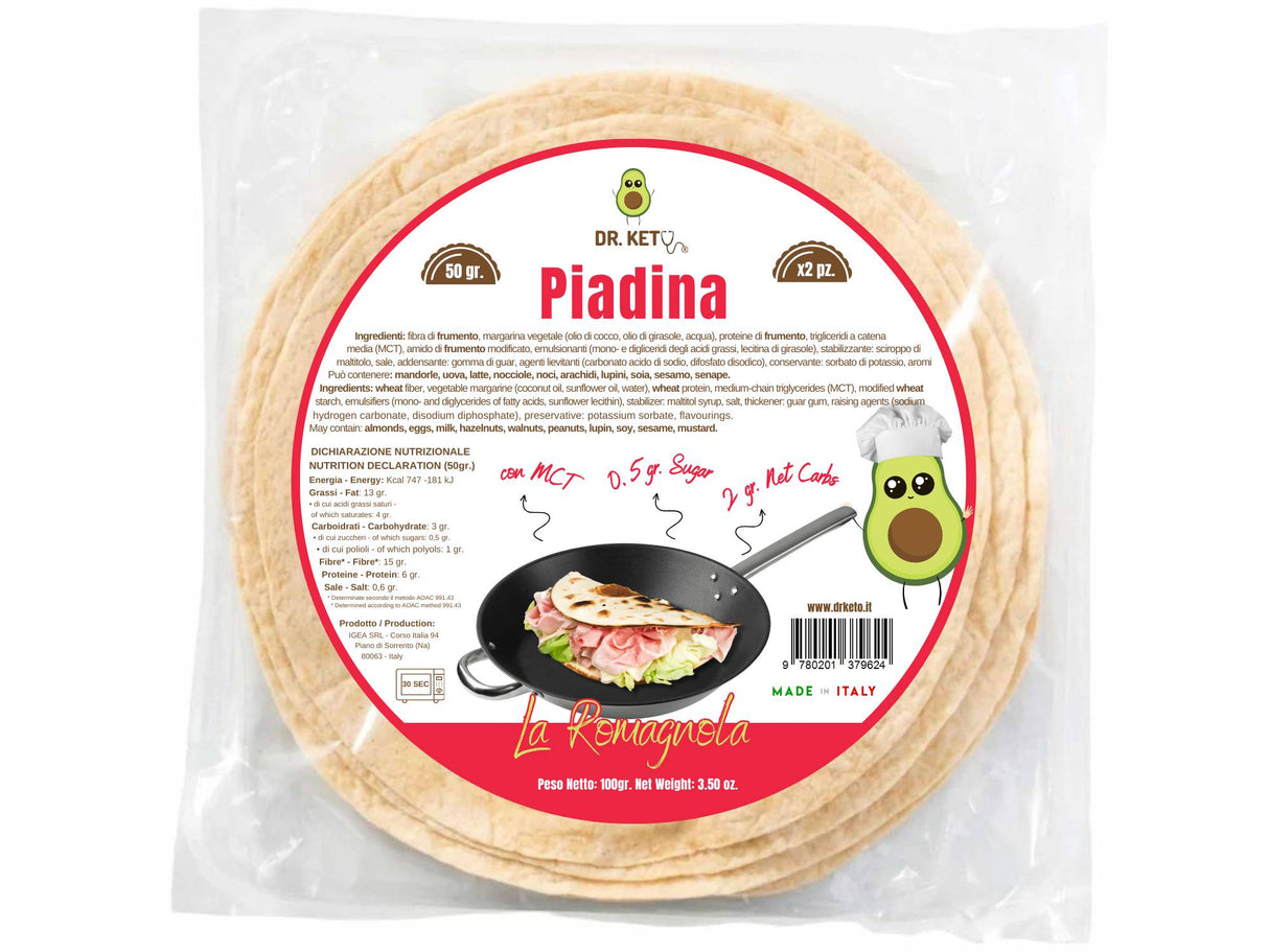 Dr. Keto Piadina 2x50 Grammi