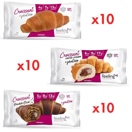 Kit Dieta Chetogenica - 30 Giorni con Croissant Low Carb