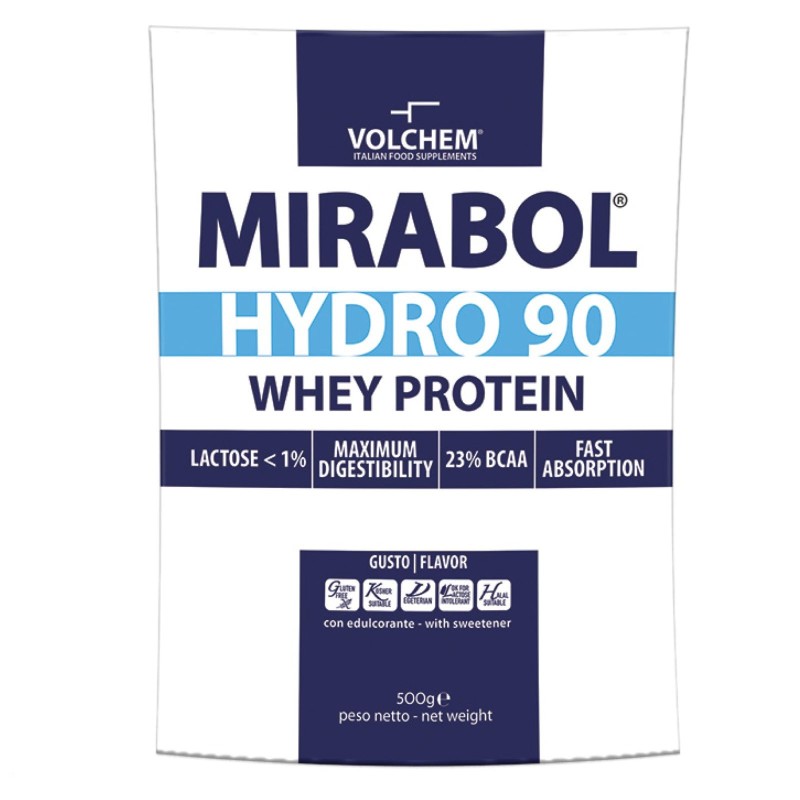 Volchem mirabol hydro 90 whey protein 500 grammi