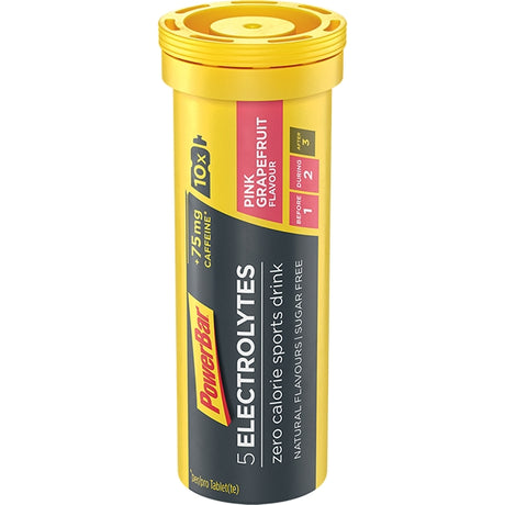 PowerBar 5 Electrolytes Gusto Pompelmo Rosa + Caffeina 75 Mg