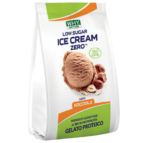 WHY NATURE LOW SUGAR ICE CREAM ZERO NOCCIOLA 200 GRAMMI