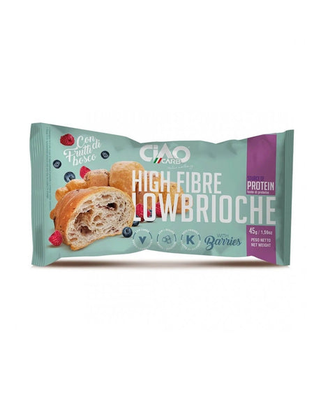 Ciaocarb Low Brioche Frutti Di Bosco 45 Grammi