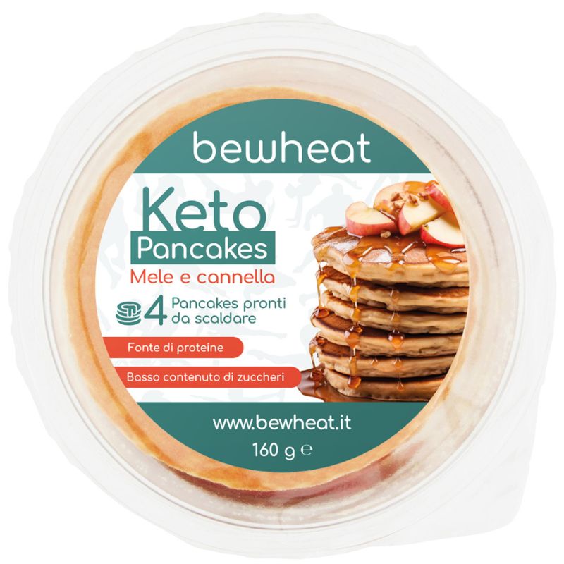 Bewheat Pancake Keto Alle Mele Con Cannella Da 160 Grammi