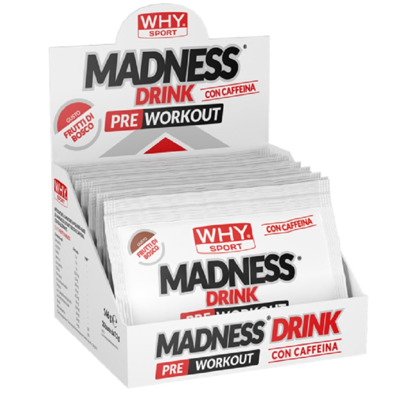 WHY SPORT MADNESS DRINK 20 BUSTE MONOPORZIONE